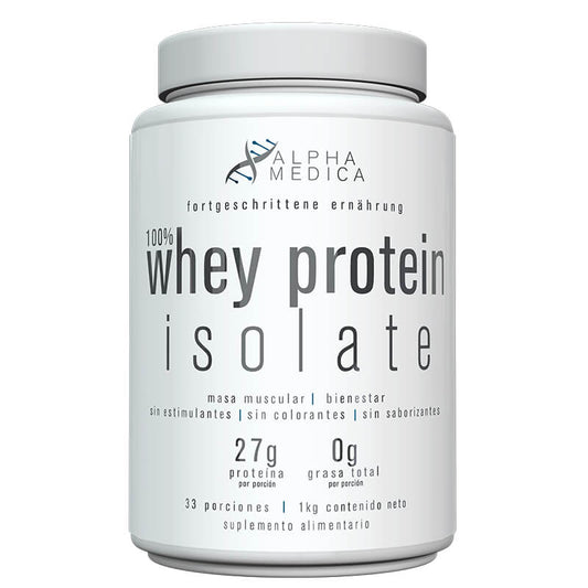100% Whey Protein Isolate 33 Servicios - Alpha Medica
