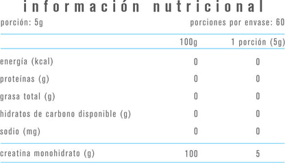 Creatina Monohidrato 60 Servicios - Alpha Medica