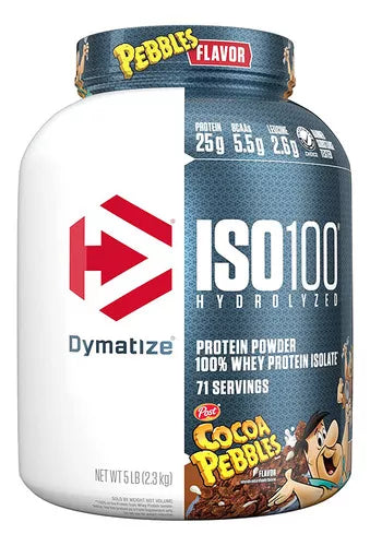 ISO 100  Proteina Hidrolizada 76 Servicios Dymatize 5 LB