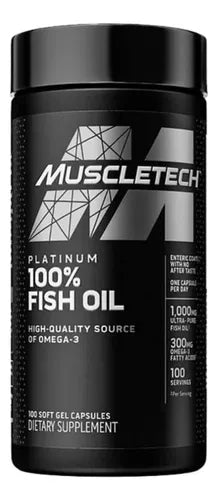 Muscletech Platinum 100% Omega Fish Oil 100 Softgels