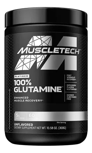 Muscletech Platinum 100% Glutamina 300 Gr