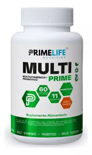 Multivitaminico + Probioticos Prime 60 Comprimidos Masticables - PRIMELIFE