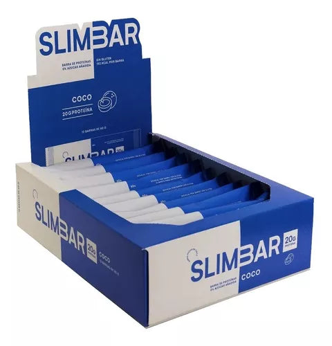 Caja 12 Barras de proteina Slimbar 60 GRAMOS C/U