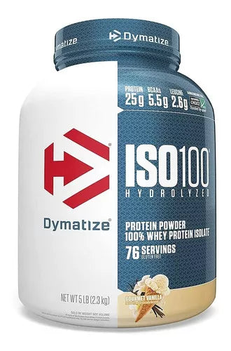 ISO 100  Proteina Hidrolizada 76 Servicios Dymatize 5 LB