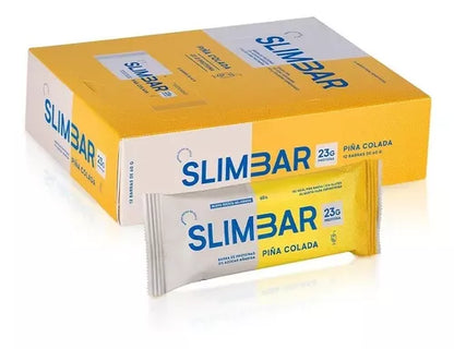 Caja 12 Barras de proteina Slimbar 60 GRAMOS C/U