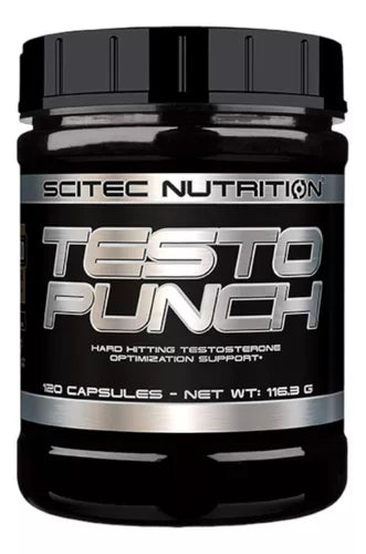 Testo Punch 120 Capsulas 30 Servicios - Scitec Nutrition