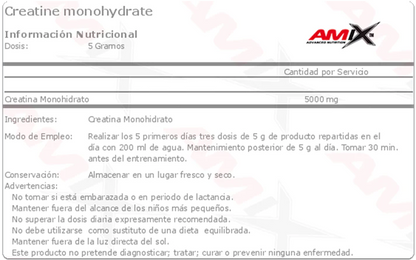 Creatina Monohydrate 300 Gr Amix