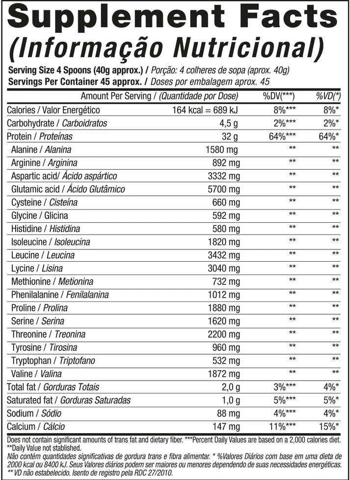 Proteina Whey 3HD 1.8 KILOS  45 Servicio Calavera Negra