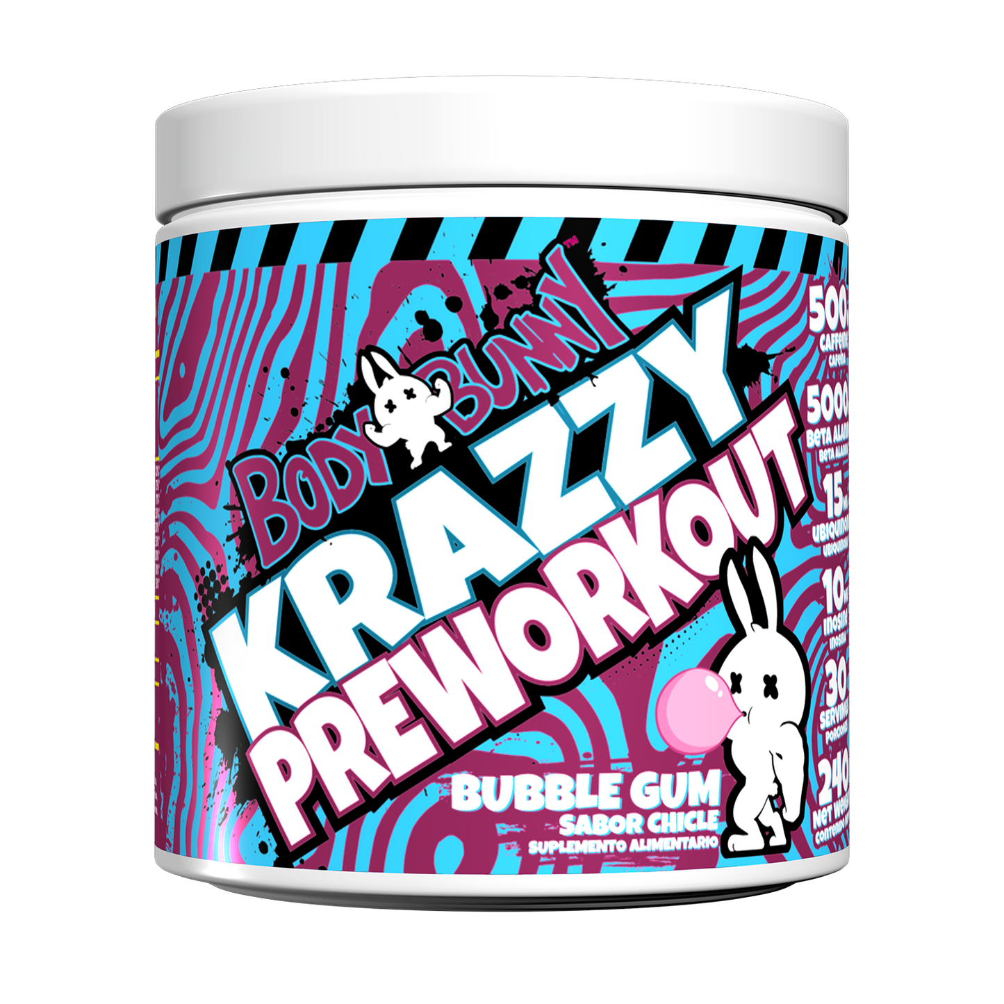 Preworkout Krazzy 30 servicios - Body  Bunny