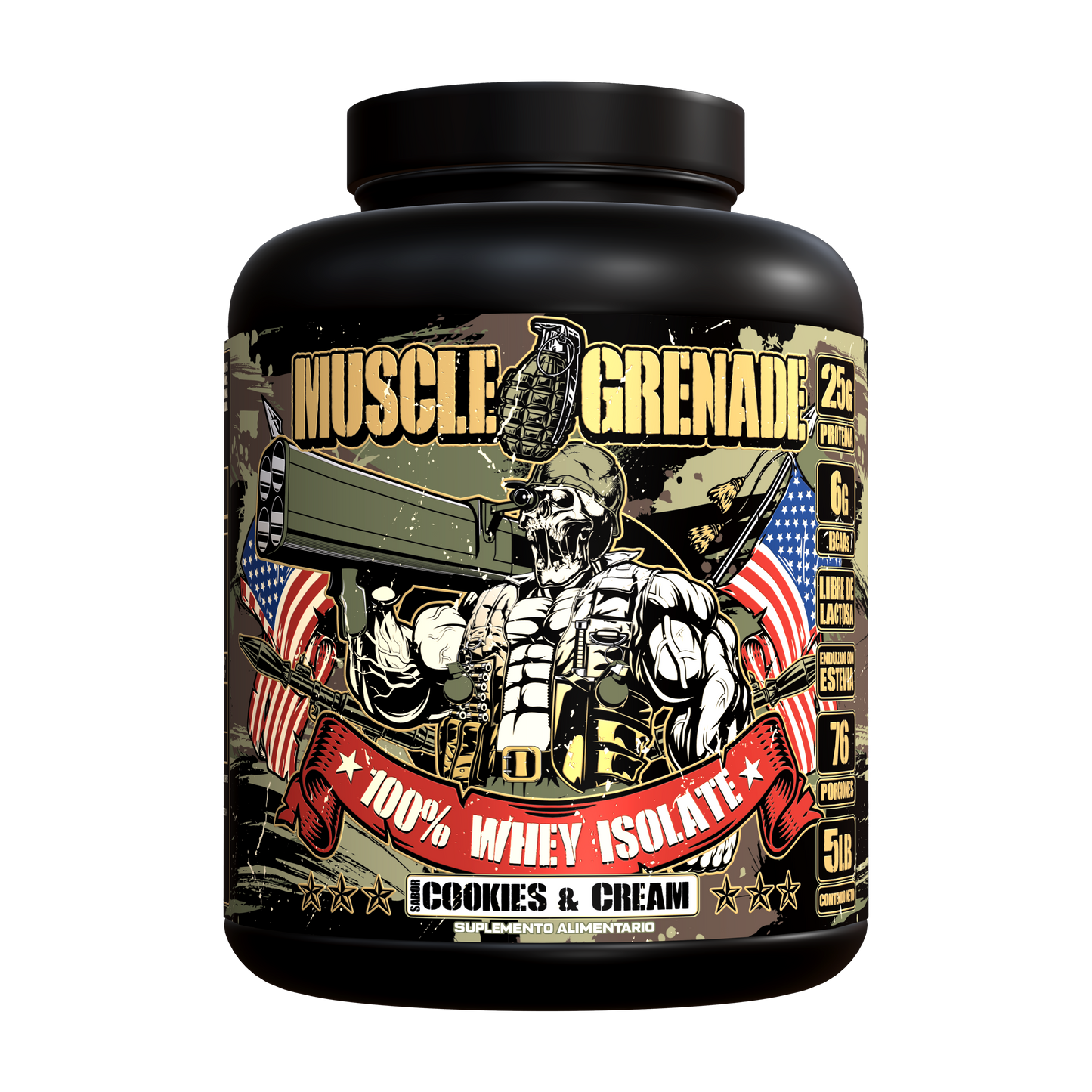 Muscle Grenade Proteina 100% Whey Isolate - 76 servicios