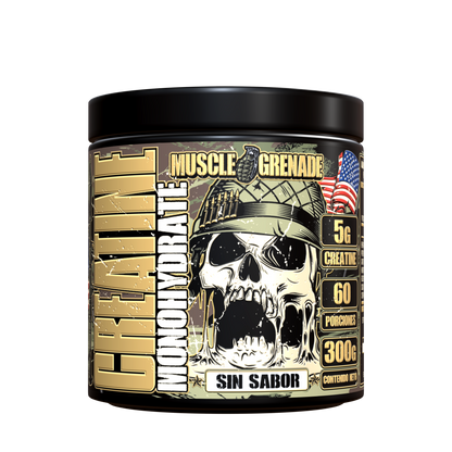 Creatina Monohidratada - 300 GRS - 60 servicios Muscle Grenade