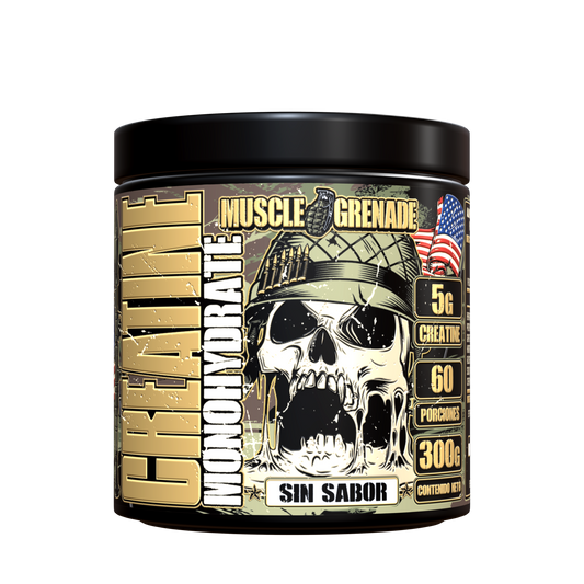 Creatina Monohidratada - 300 GRS - 60 servicios Muscle Grenade