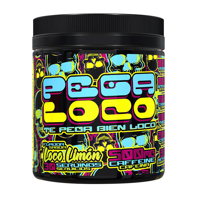 Prework 500mg Cafeína 30 Servicios Sabor Limón - Pega Loco