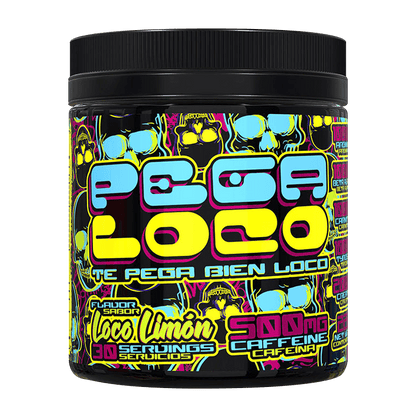 Prework 500mg Cafeína 30 Servicios Sabor Limón - Pega Loco