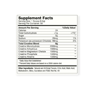 CREATINA TOTAL OXY 3 480GR 50 SV - HEXACORE