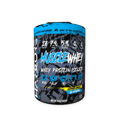 PROTEINA MUSCLE WHEY 4.8LB 64 SERVICIOS - HEXACORE