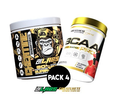 Pack 4 Creatina Dr Labs - BCAA Greathlete