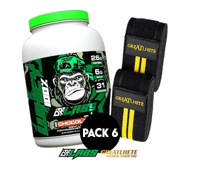 Pack 6 Proteina Whey  Dr Labs - Venda de Rodilla Greathelte