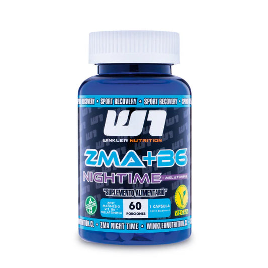 ZMA NIGHTIME +B6 60 CAPSULAS - WINKLER NUTRITION