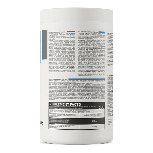 CREATINA MONOHIDRATADA 3000MG 300 TABLETAS - OSTROVIT