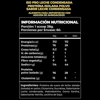 Proteina ISOPRO | Linea Series 60 Serv