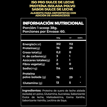 Proteina ISOPRO | Linea Series 60 Serv